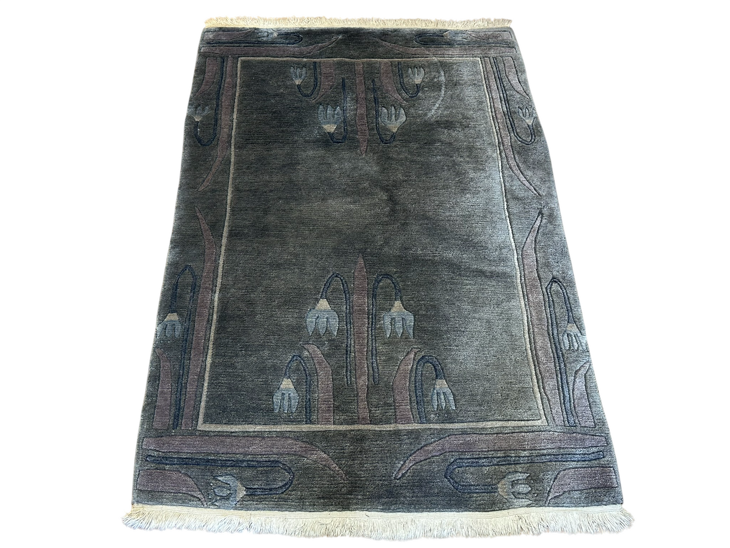 Handgeknüpfter Gabbeh Teppich Indien 177 x 120 cm