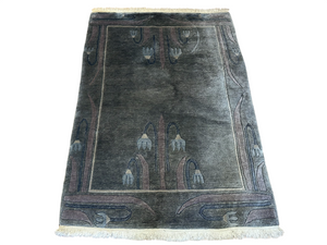 Handgeknüpfter Gabbeh Teppich Indien 177 x 120 cm