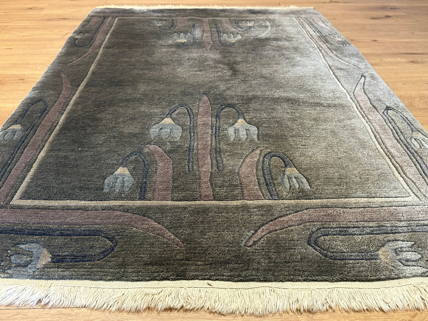 Handgeknüpfter Gabbeh Teppich Indien 177 x 120 cm