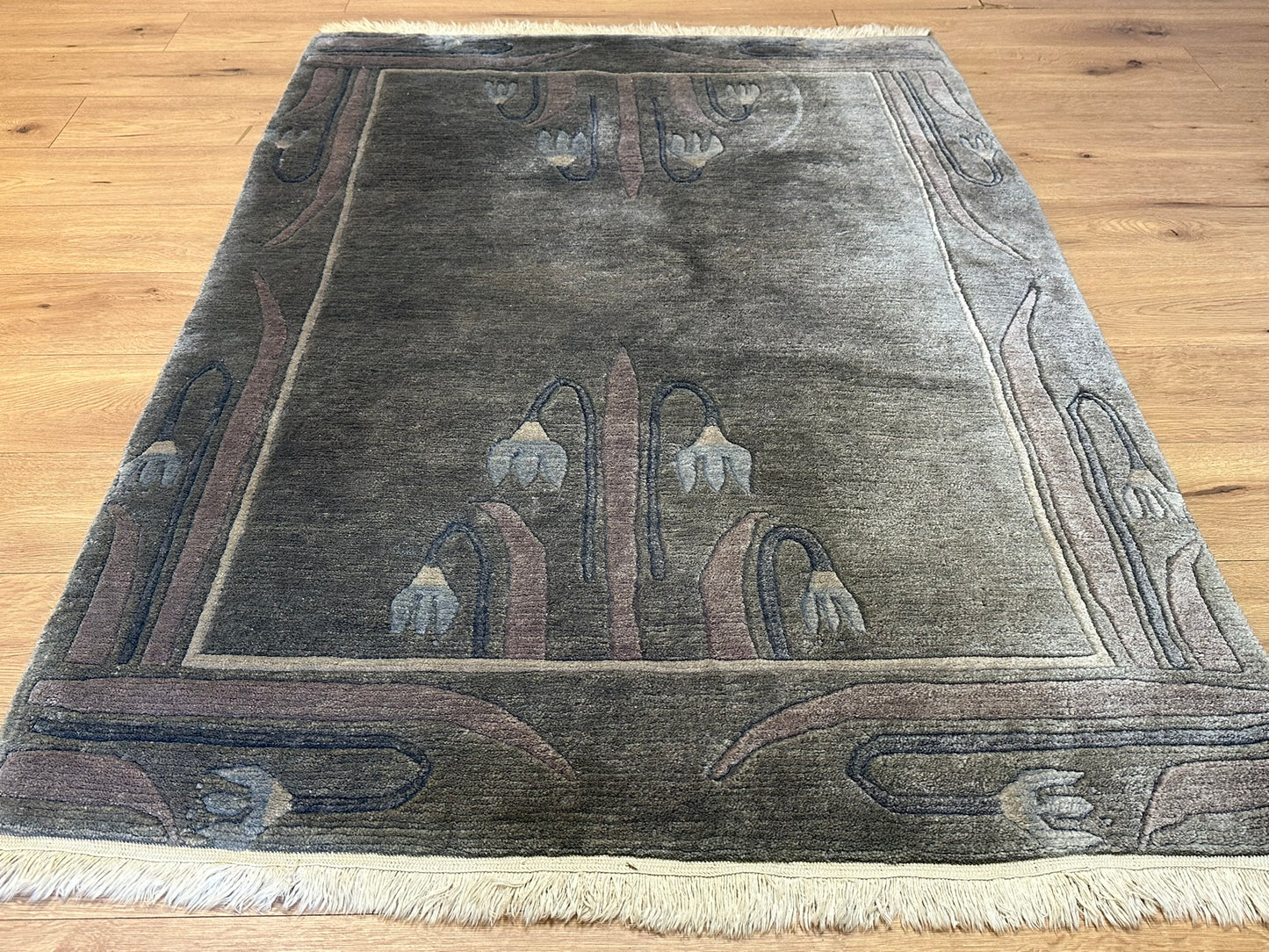 Handgeknüpfter Gabbeh Teppich Indien 177 x 120 cm