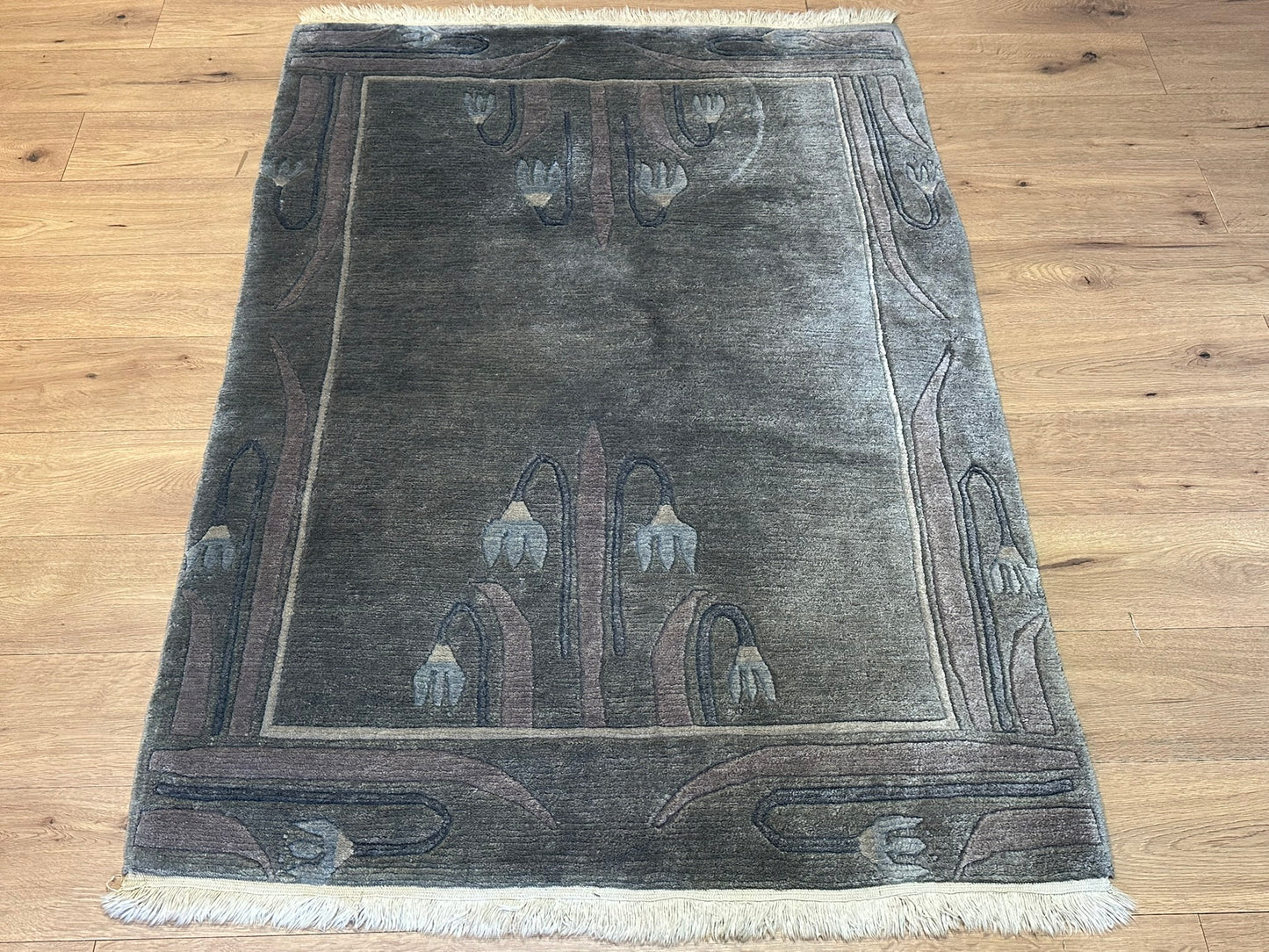Handgeknüpfter Gabbeh Teppich Indien 177 x 120 cm