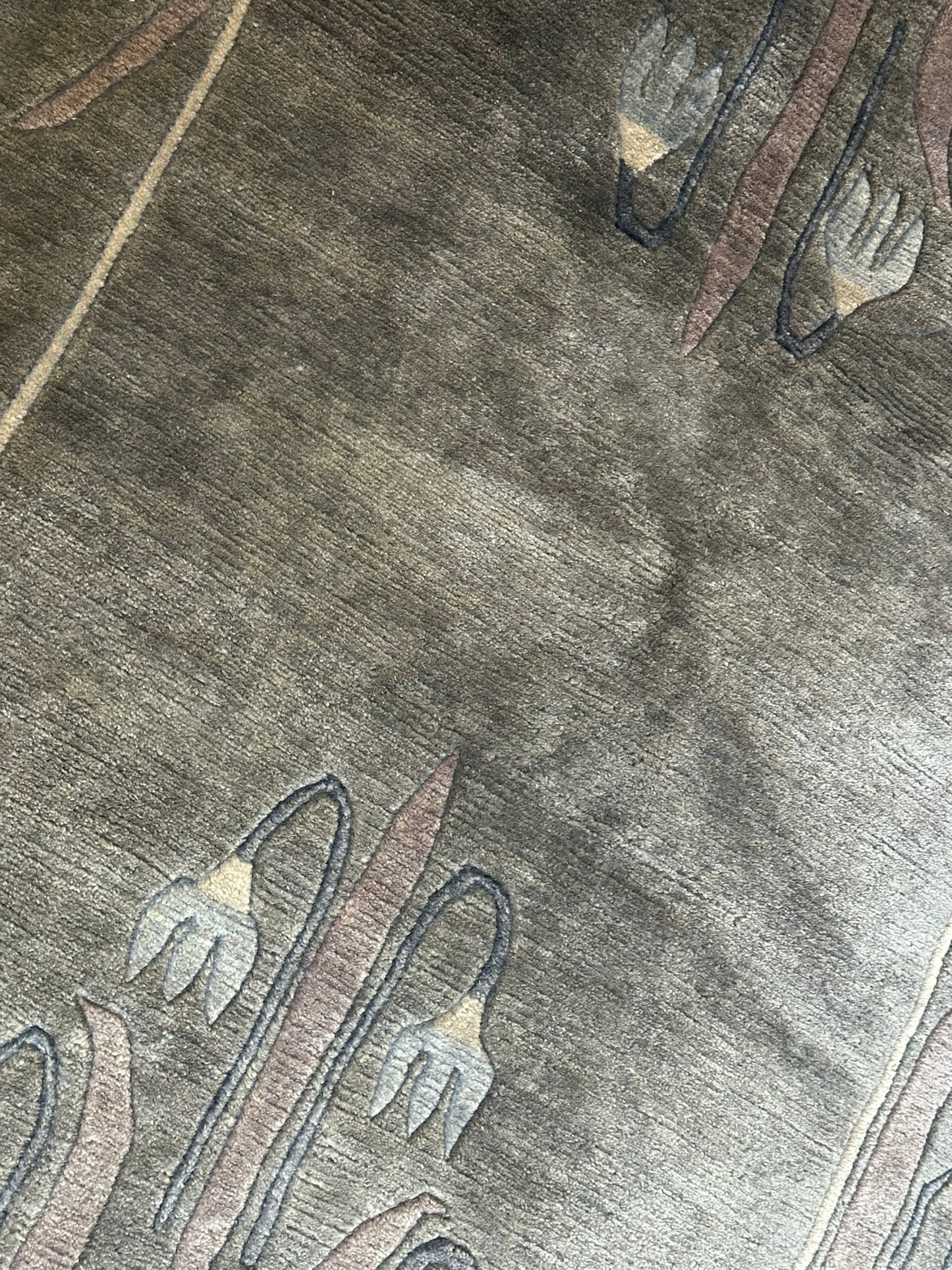 Handgeknüpfter Gabbeh Teppich Indien 177 x 120 cm