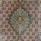 Handgeknüpfter Perser Orientteppich - Täbriz 50er Raj auf Seide 155x105cm