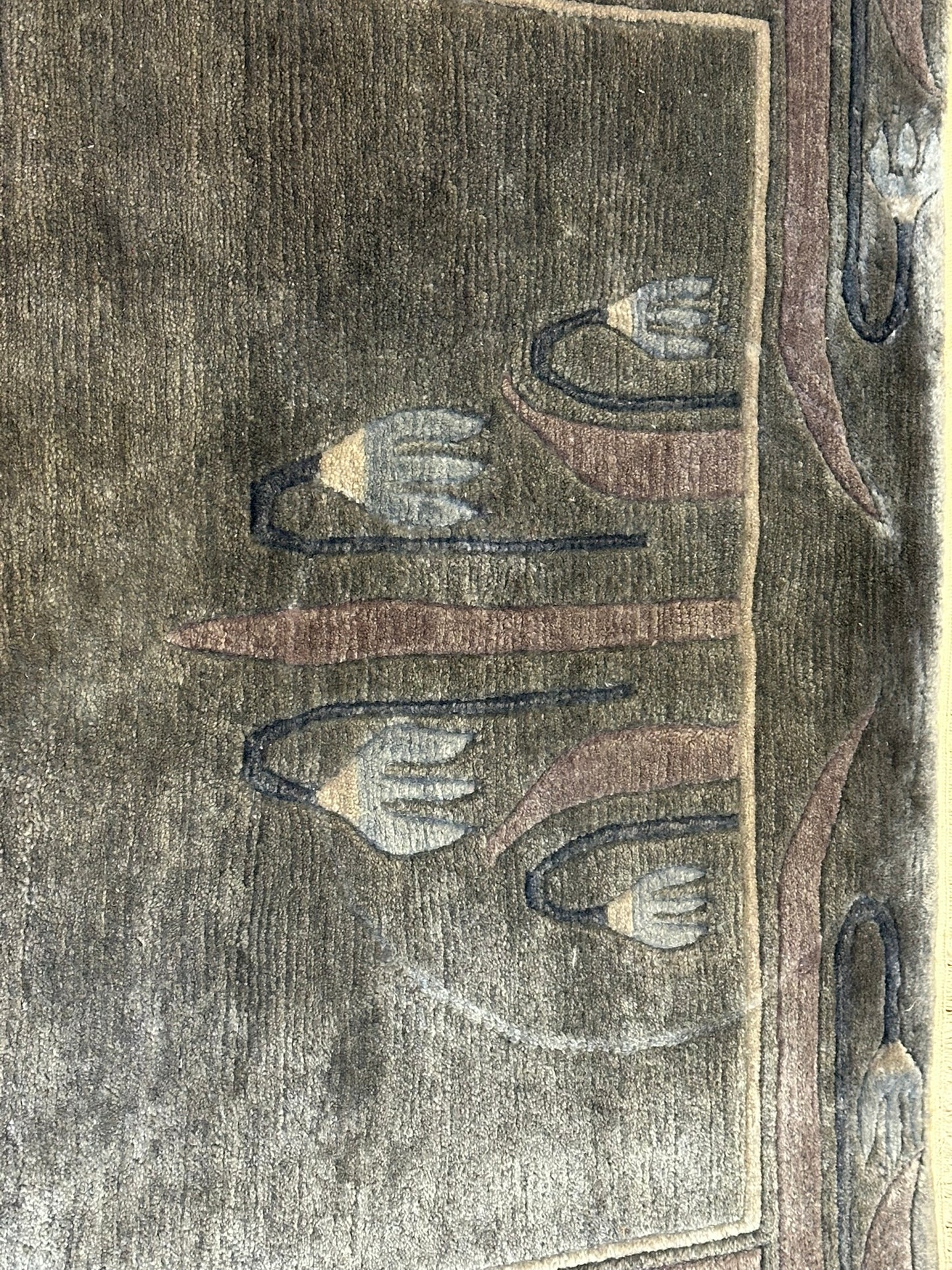 Handgeknüpfter Gabbeh Teppich Indien 177 x 120 cm