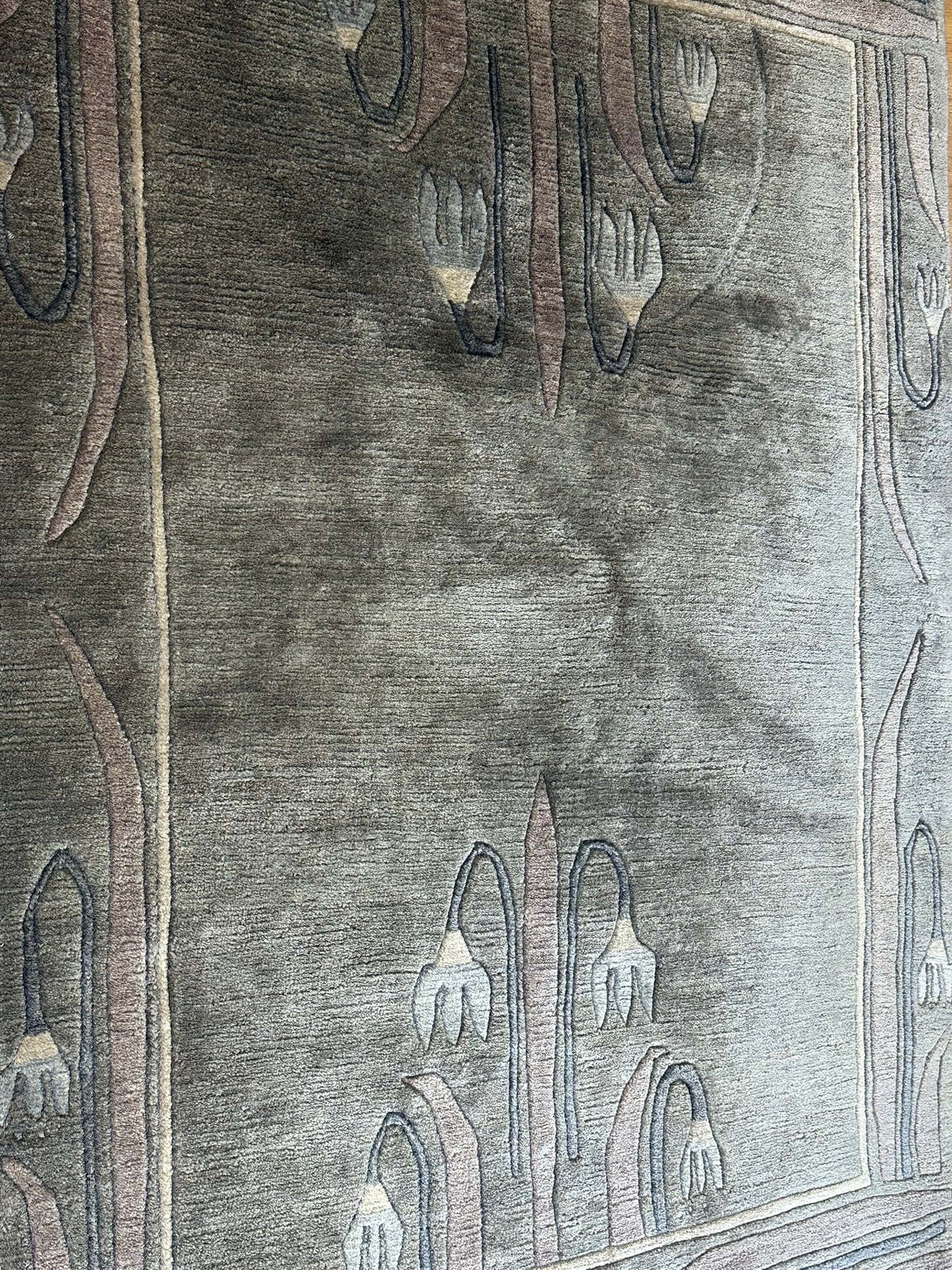 Handgeknüpfter Gabbeh Teppich Indien 177 x 120 cm
