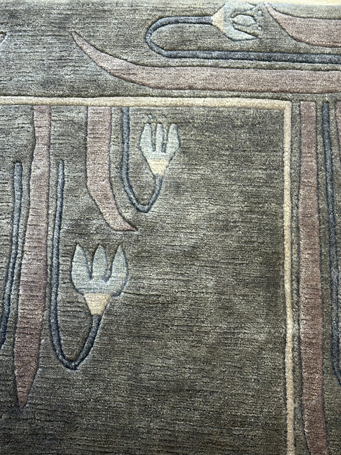 Handgeknüpfter Gabbeh Teppich Indien 177 x 120 cm