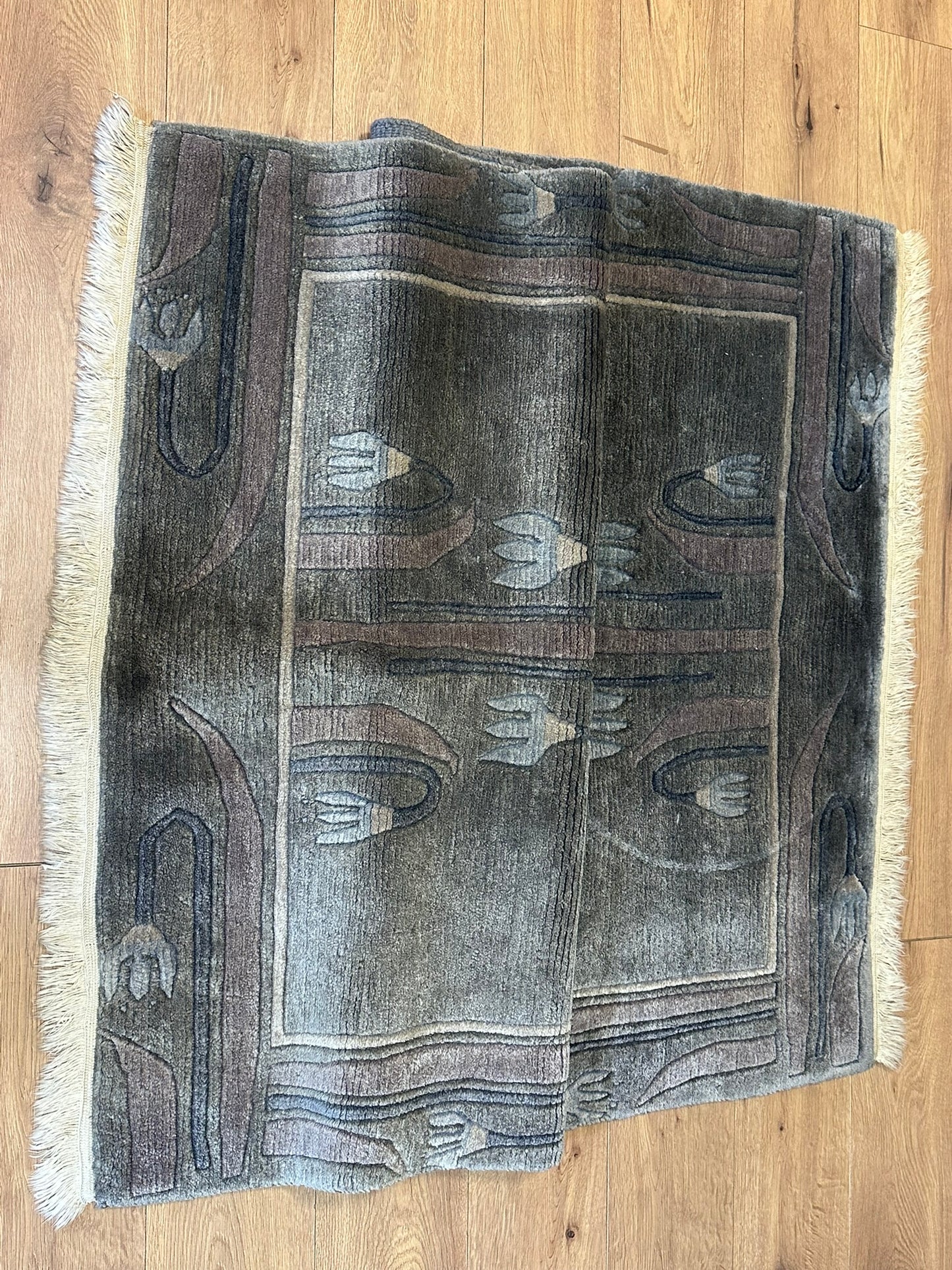 Handgeknüpfter Gabbeh Teppich Indien 177 x 120 cm