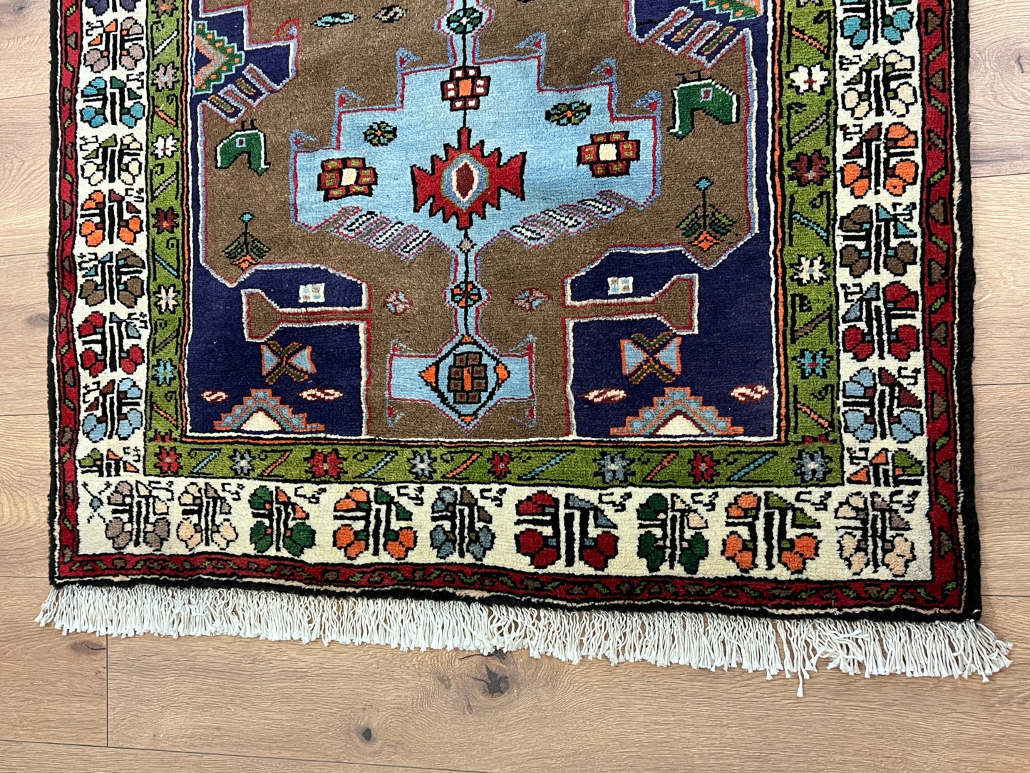 Handgeknüpfter Perser Orientteppich Hamadan 190x102 cm