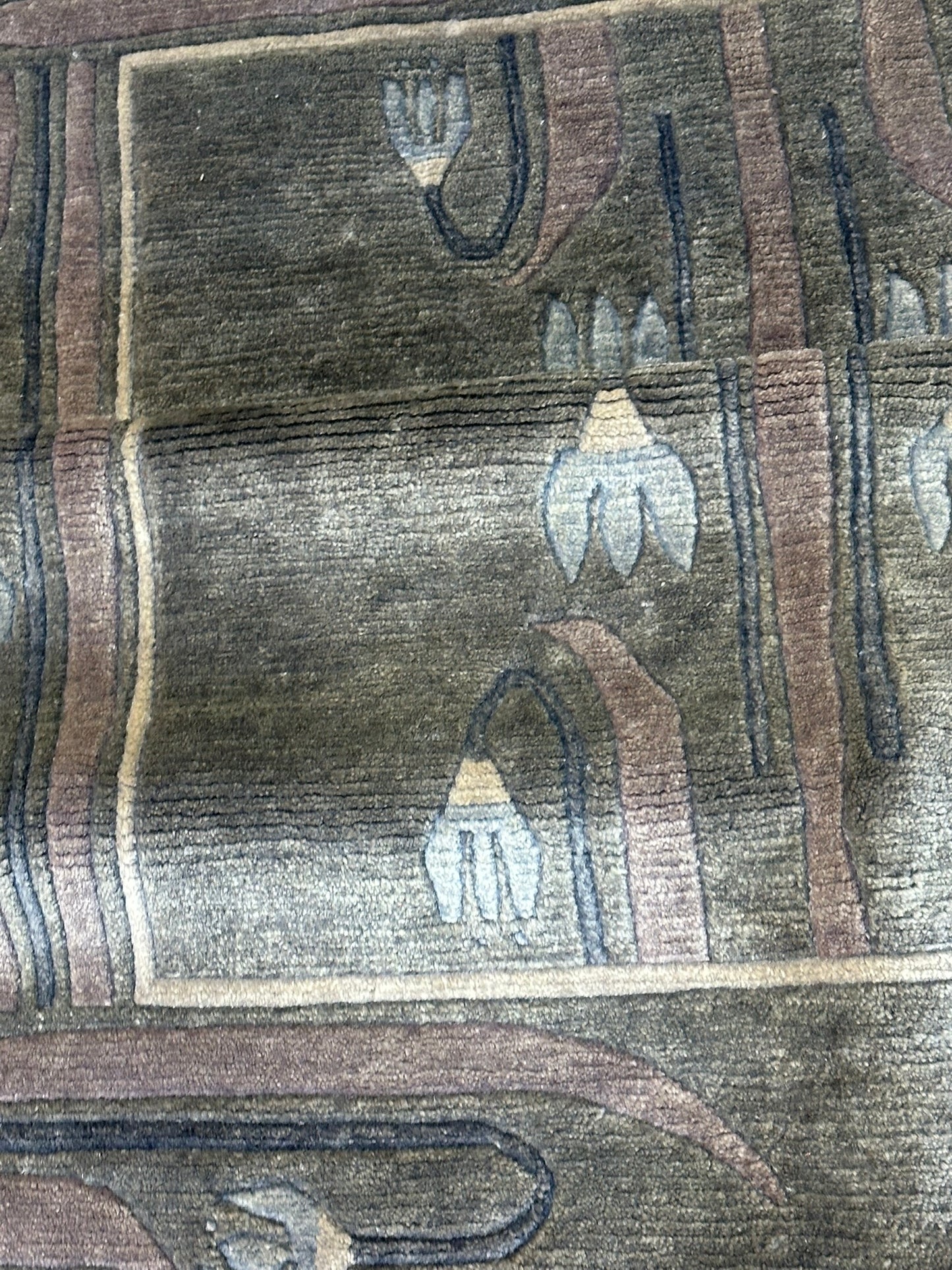 Handgeknüpfter Gabbeh Teppich Indien 177 x 120 cm