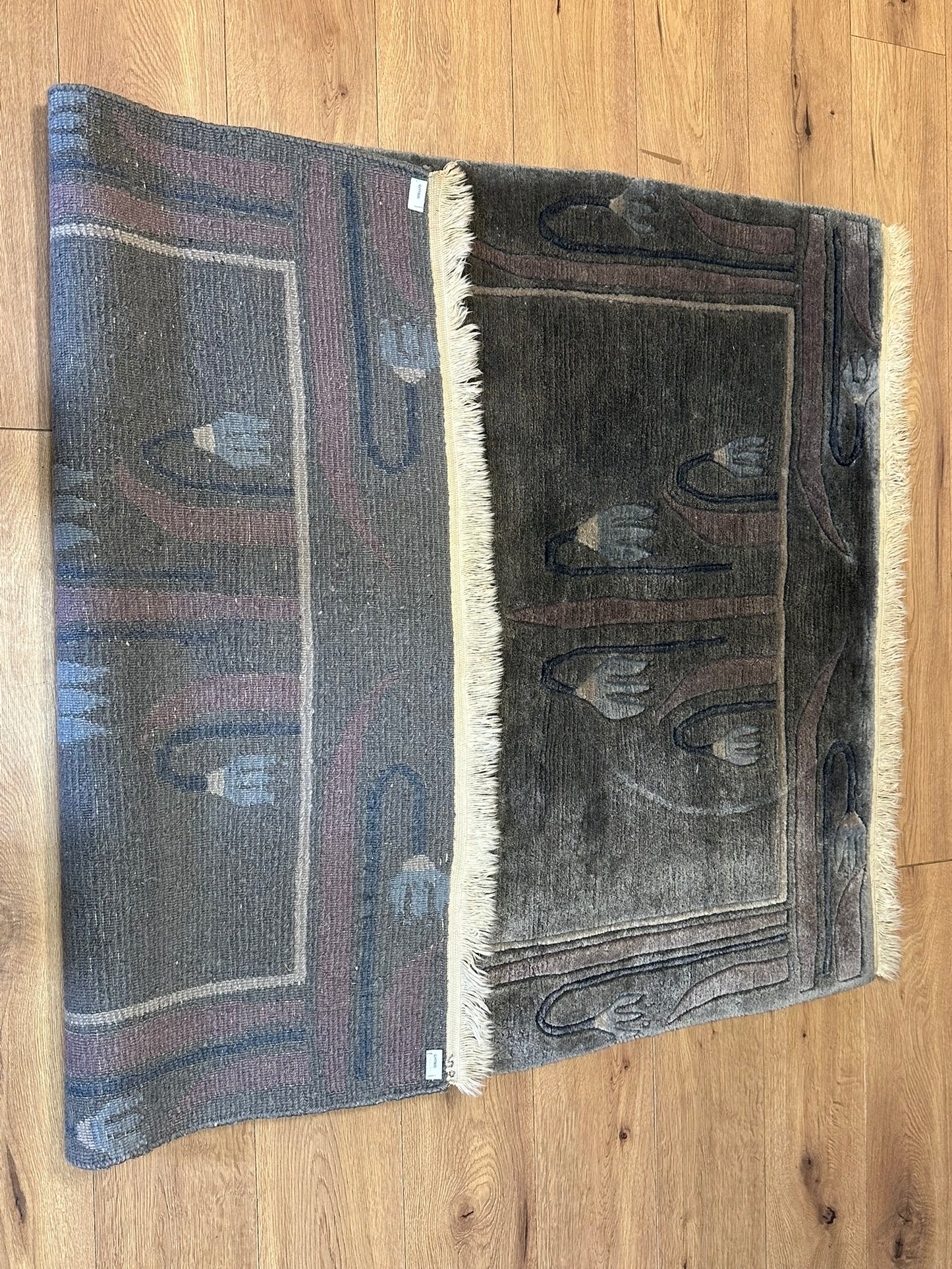 Handgeknüpfter Gabbeh Teppich Indien 177 x 120 cm