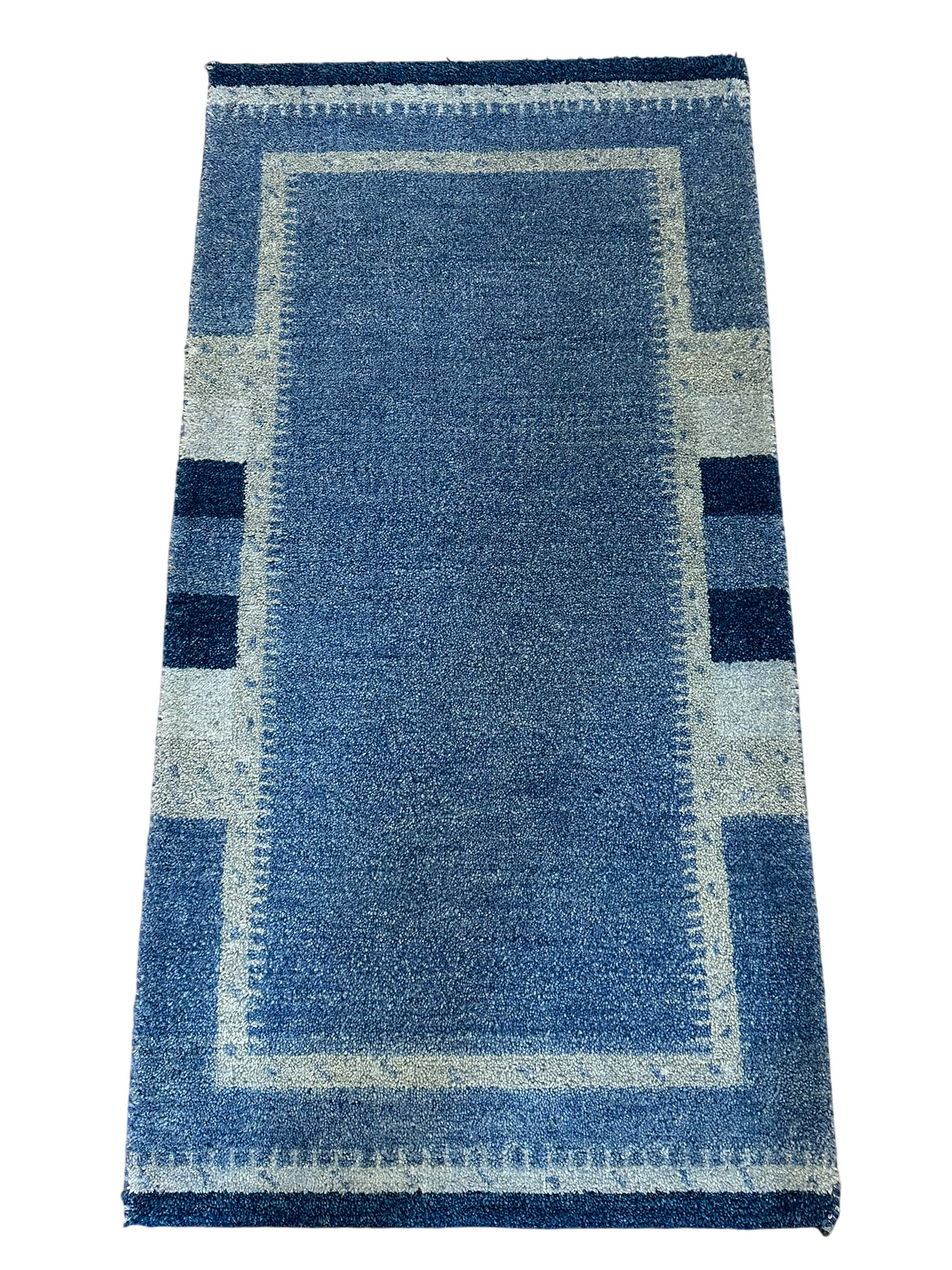 Handgeknüpfter Gabbeh Teppich Indien 140 x 73 cm