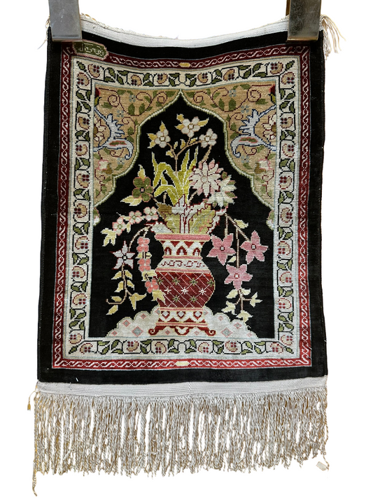 Orientteppich handgeknüpft Hereke Seide Lebensbaum 40x30 cm