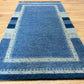 Handgeknüpfter Gabbeh Teppich Indien 140 x 73 cm