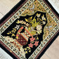 Orientteppich handgeknüpft Hereke Seide Lebensbaum 40x30 cm