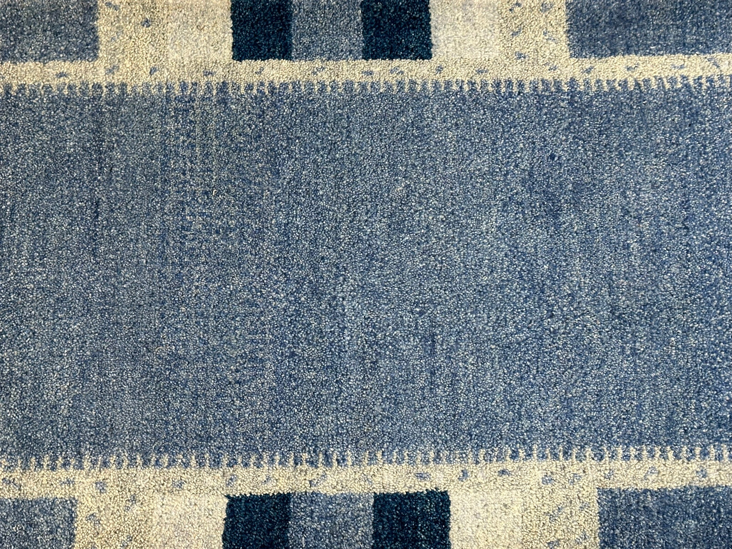 Handgeknüpfter Gabbeh Teppich Indien 140 x 73 cm