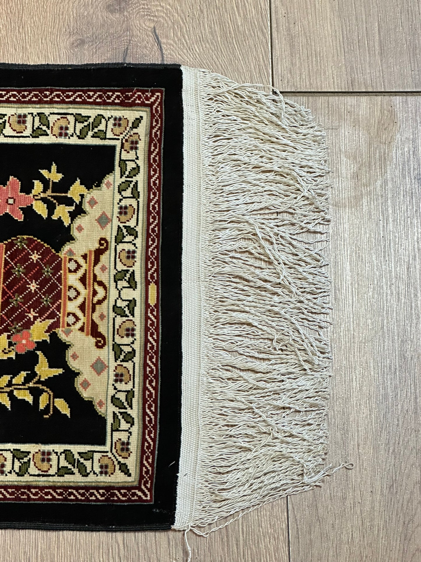 Orientteppich handgeknüpft Hereke Seide Lebensbaum 40x30 cm