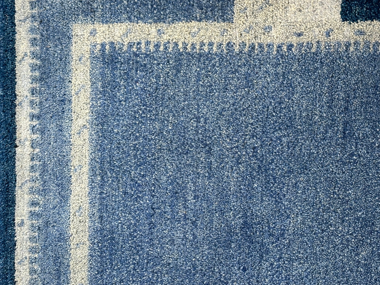 Handgeknüpfter Gabbeh Teppich Indien 140 x 73 cm