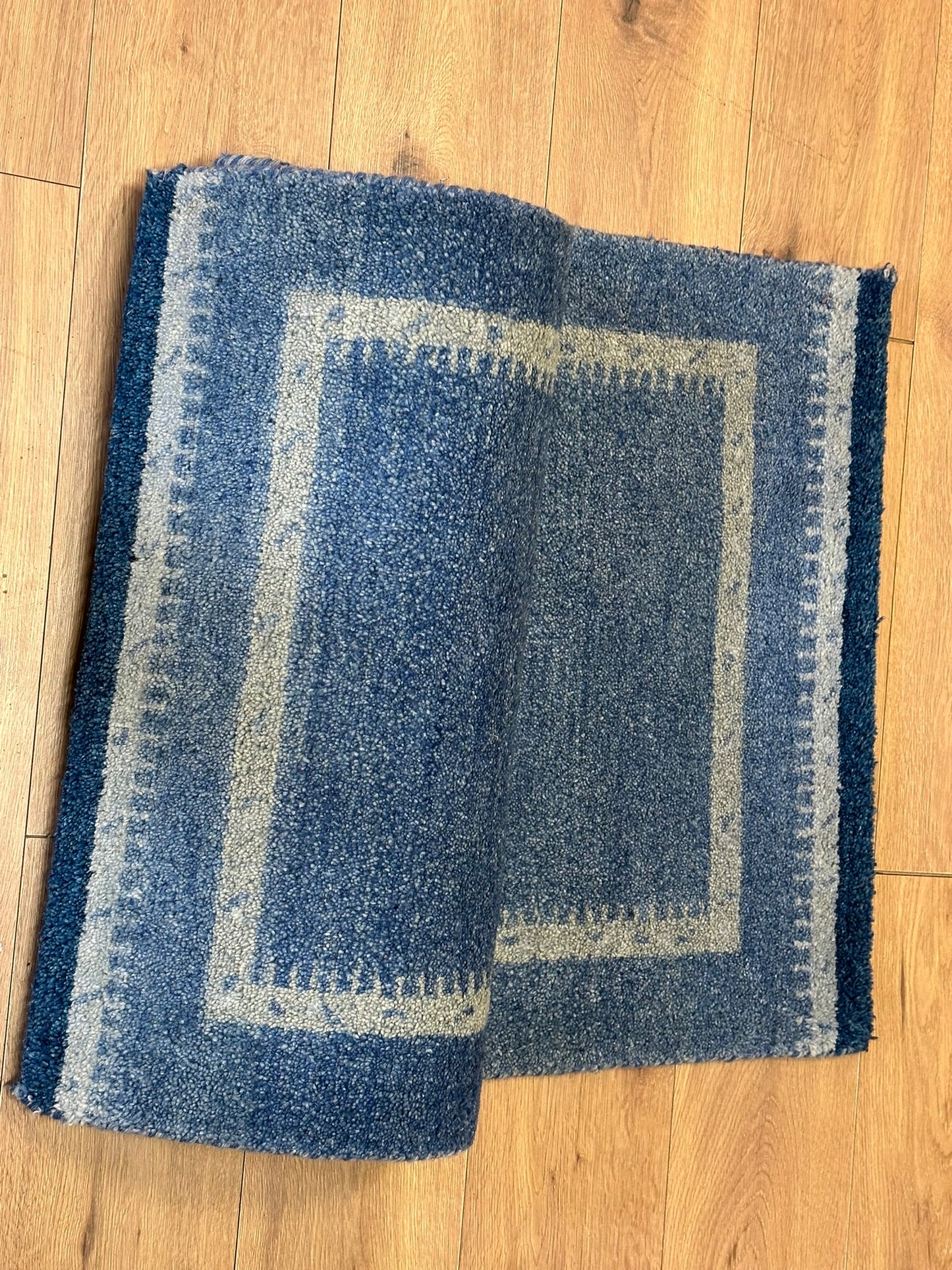 Handgeknüpfter Gabbeh Teppich Indien 140 x 73 cm