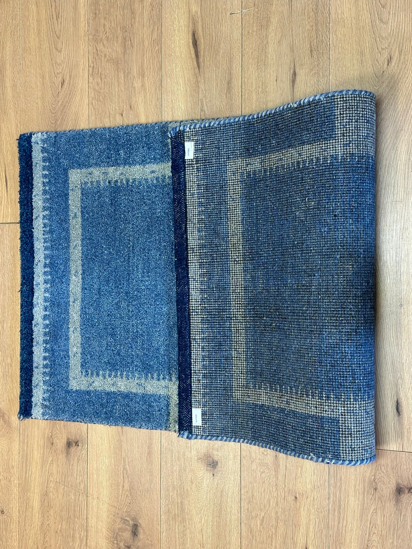 Handgeknüpfter Gabbeh Teppich Indien 140 x 73 cm