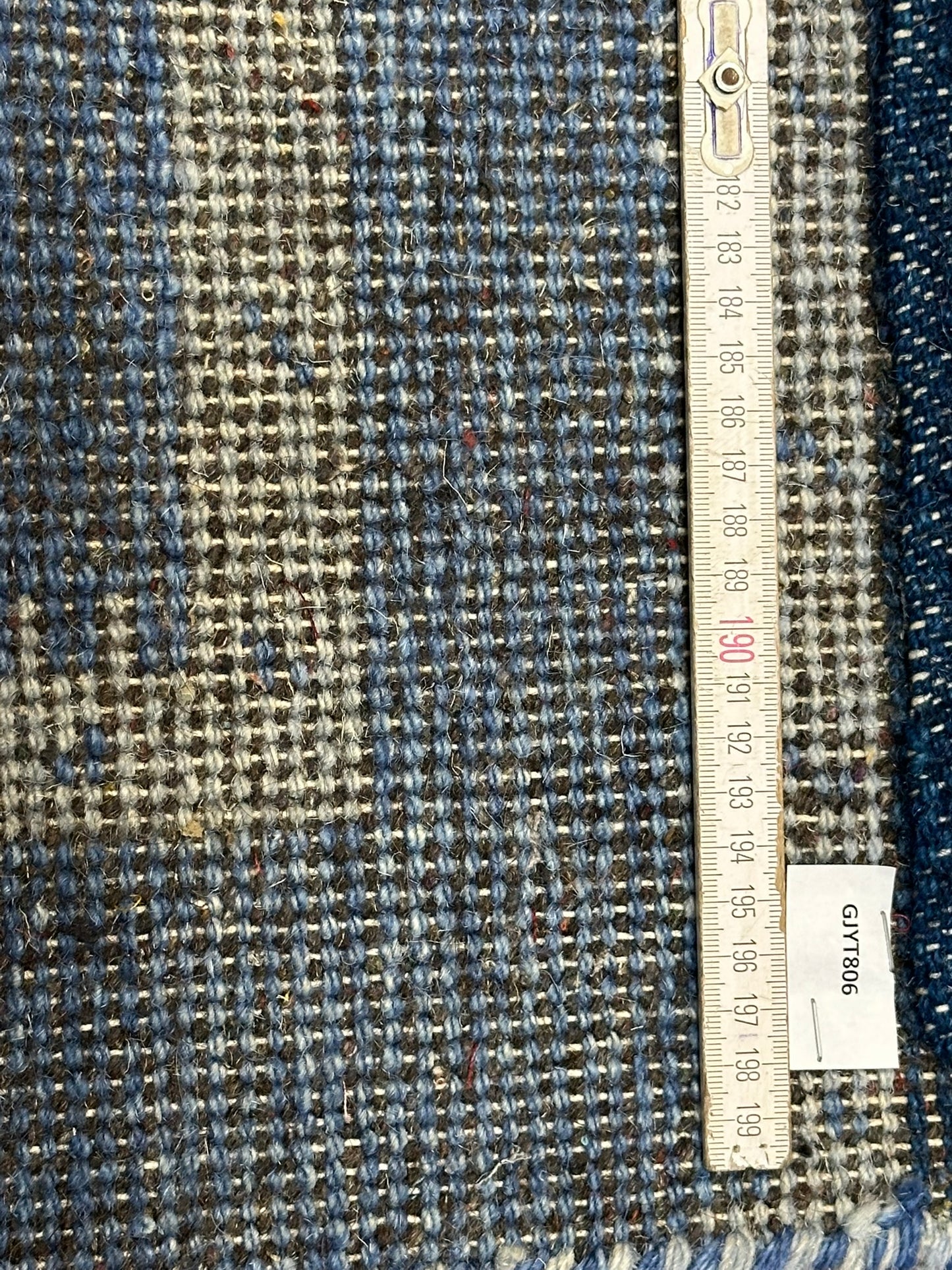 Handgeknüpfter Gabbeh Teppich Indien 140 x 73 cm