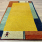 Handgeknüpfter Gabbeh Teppich Indien 135 x 72 cm