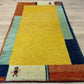Handgeknüpfter Gabbeh Teppich Indien 135 x 72 cm