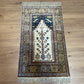 Orientteppich handgeknüpft Hereke Seide Lebensbaum 48x58 cm