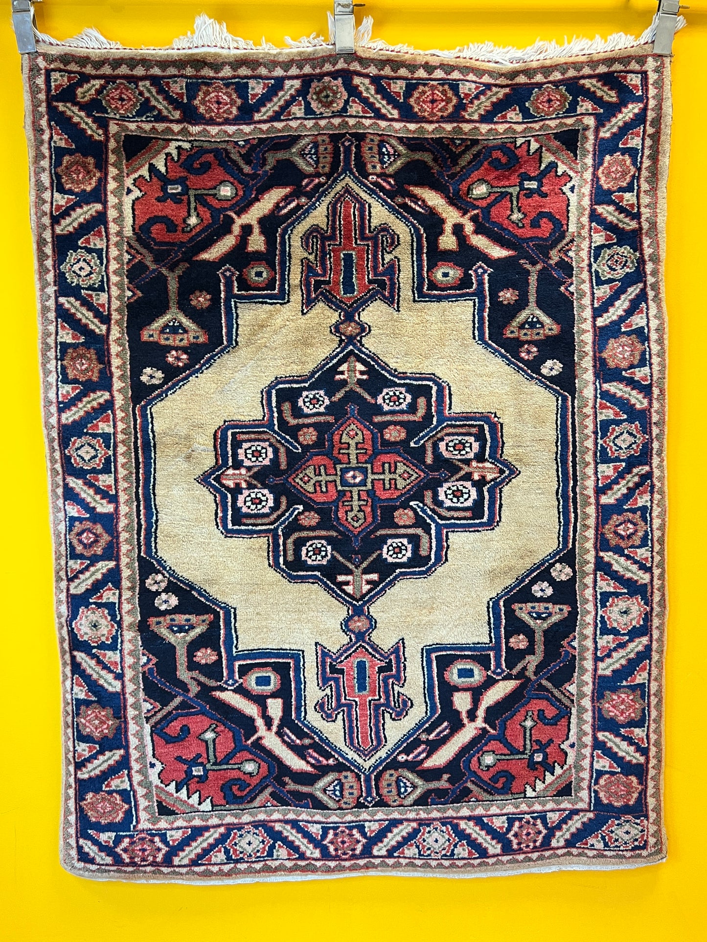 Handgeknüpfter Perser Orientteppich  Hamadan  145x110 cm