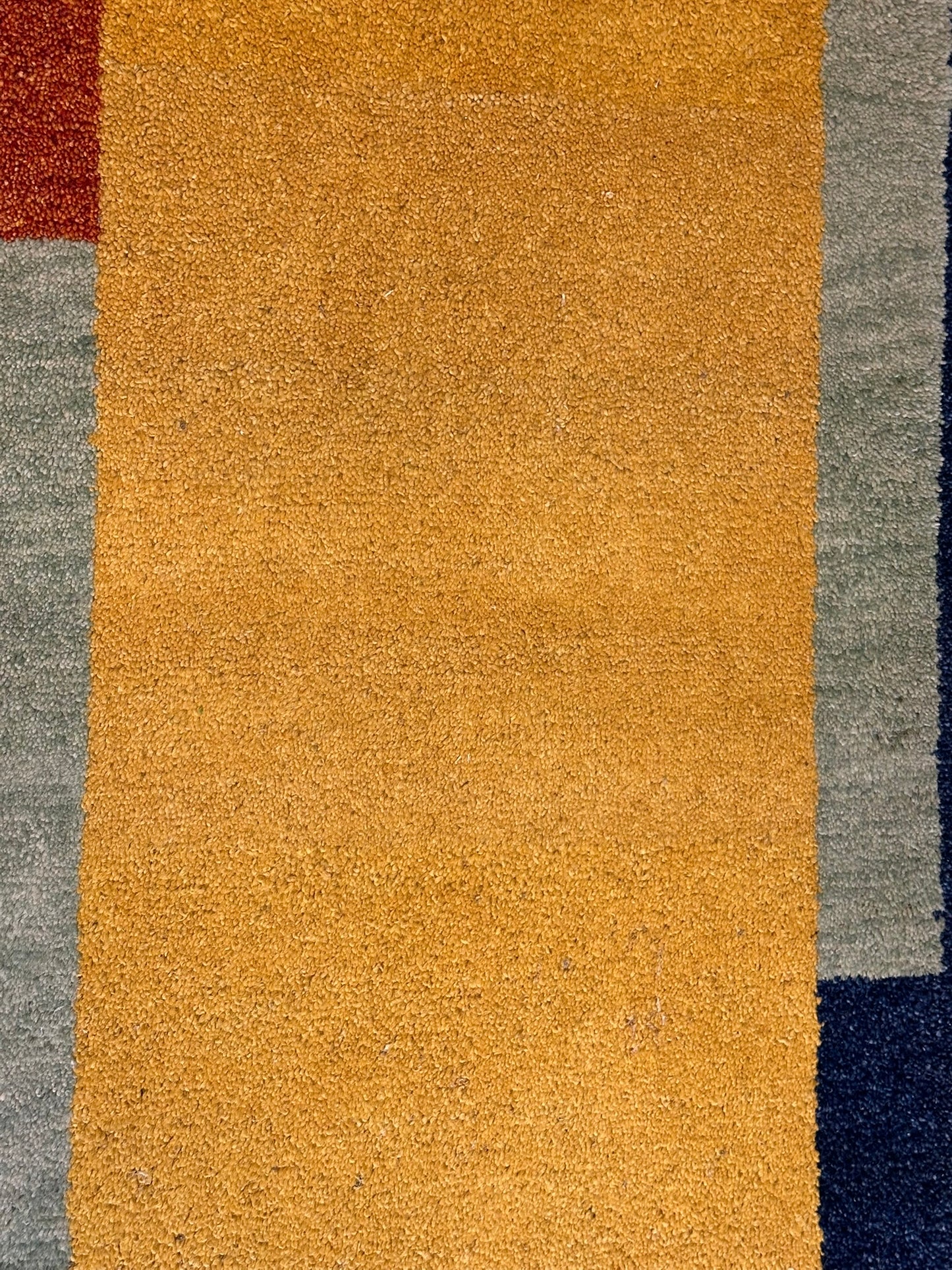 Handgeknüpfter Gabbeh Teppich Indien 135 x 72 cm