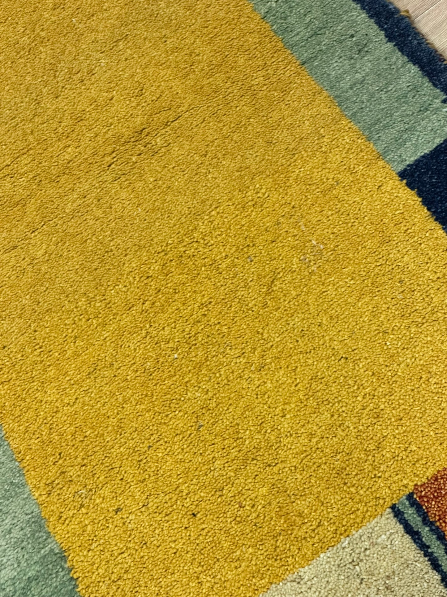 Handgeknüpfter Gabbeh Teppich Indien 135 x 72 cm