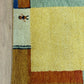 Handgeknüpfter Gabbeh Teppich Indien 140 x 70 cm