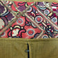 Antik Orientteppich handgeknüpft Turkmen Kelim Textil 40x40 cm