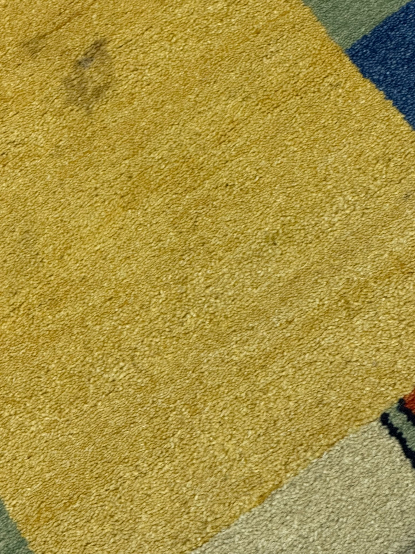 Handgeknüpfter Gabbeh Teppich Indien 140 x 70 cm