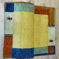 Handgeknüpfter Gabbeh Teppich Indien 140 x 70 cm