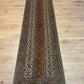 Orientteppich handgeknüpft Läufer Täbriz Mahi mit Seide 300x80 cm