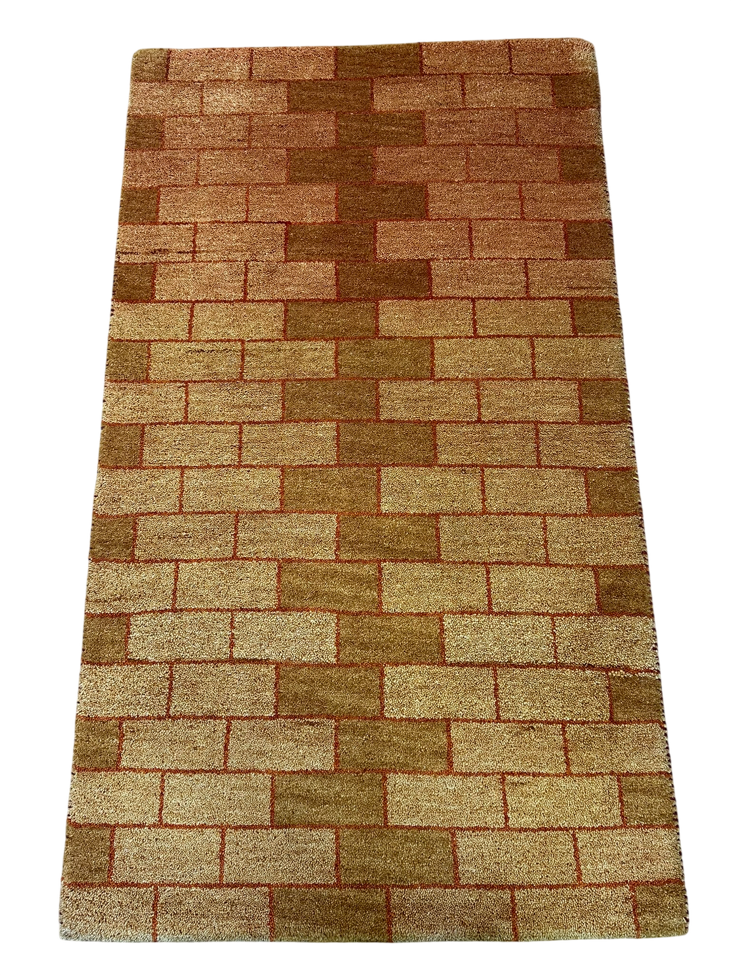 Handgeknüpfter Gabbeh Teppich Indien 160 x 92 cm
