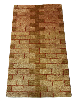 Handgeknüpfter Gabbeh Teppich Indien 160 x 92 cm