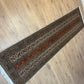 Orientteppich handgeknüpft Läufer Täbriz Mahi mit Seide 300x80 cm