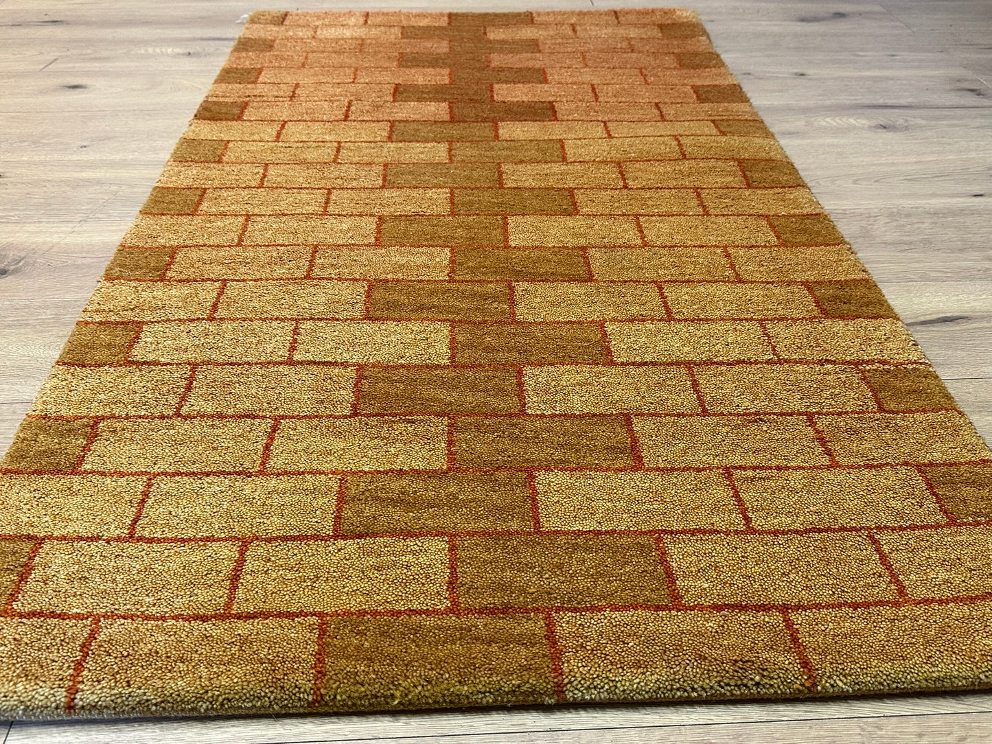 Handgeknüpfter Gabbeh Teppich Indien 160 x 92 cm