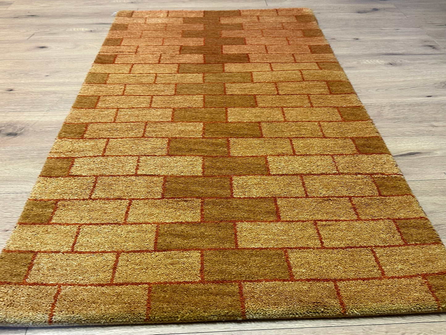 Handgeknüpfter Gabbeh Teppich Indien 160 x 92 cm
