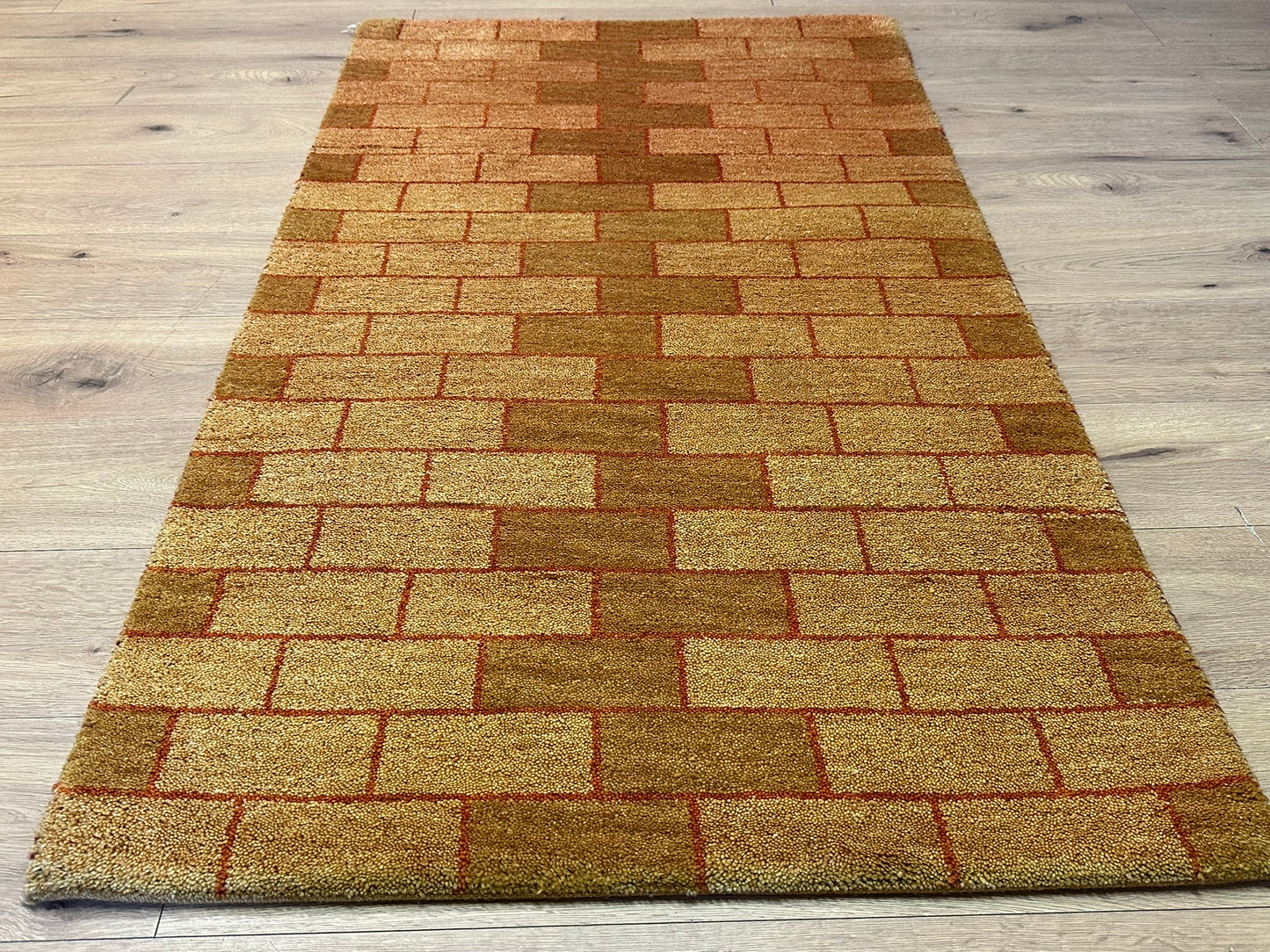 Handgeknüpfter Gabbeh Teppich Indien 160 x 92 cm