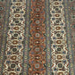 Orientteppich handgeknüpft Läufer Täbriz Mahi mit Seide 300x80 cm