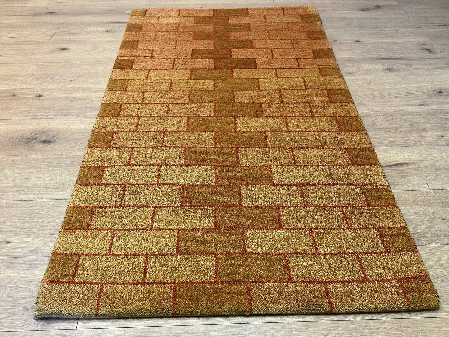 Handgeknüpfter Gabbeh Teppich Indien 160 x 92 cm