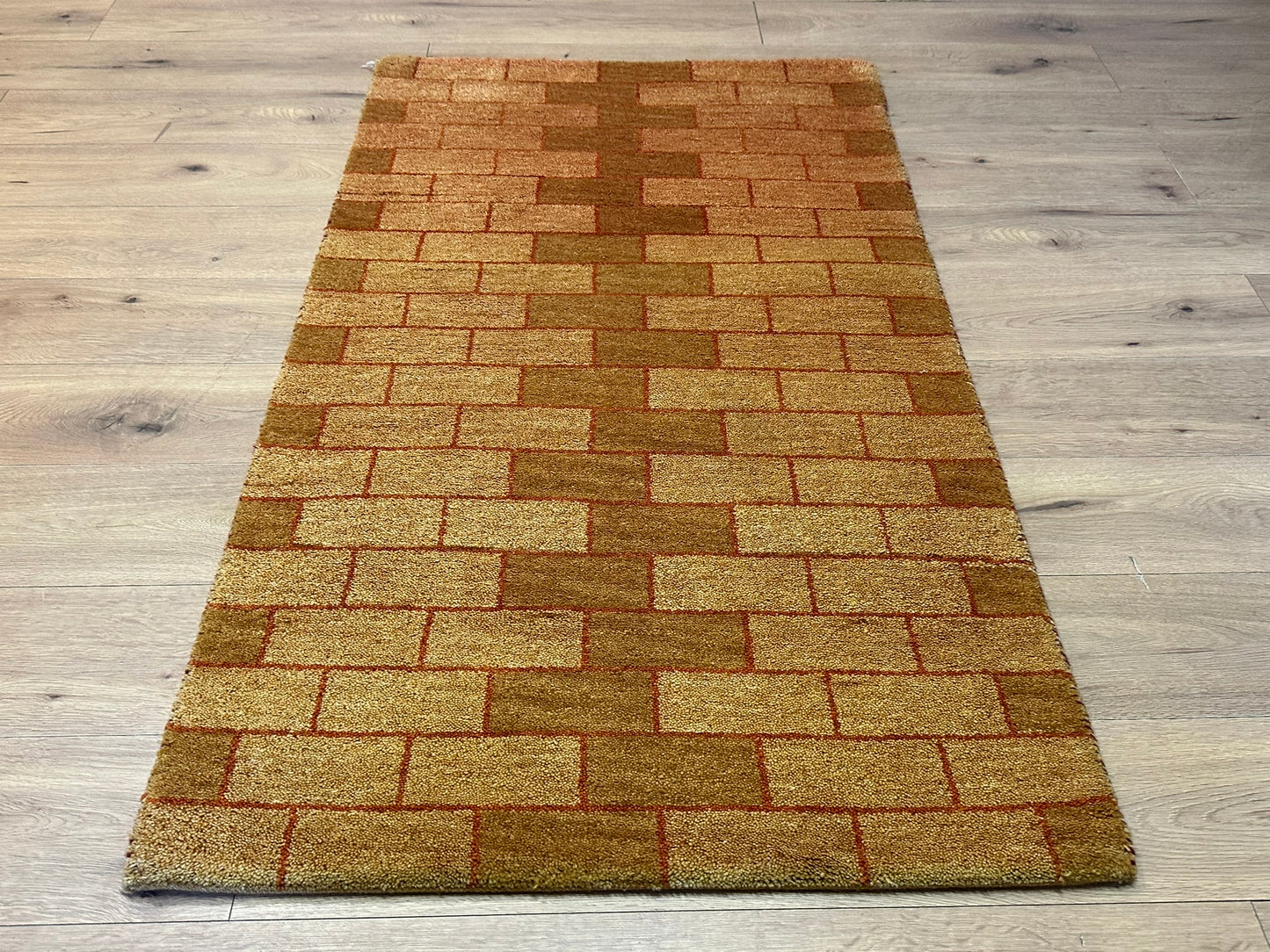 Handgeknüpfter Gabbeh Teppich Indien 160 x 92 cm