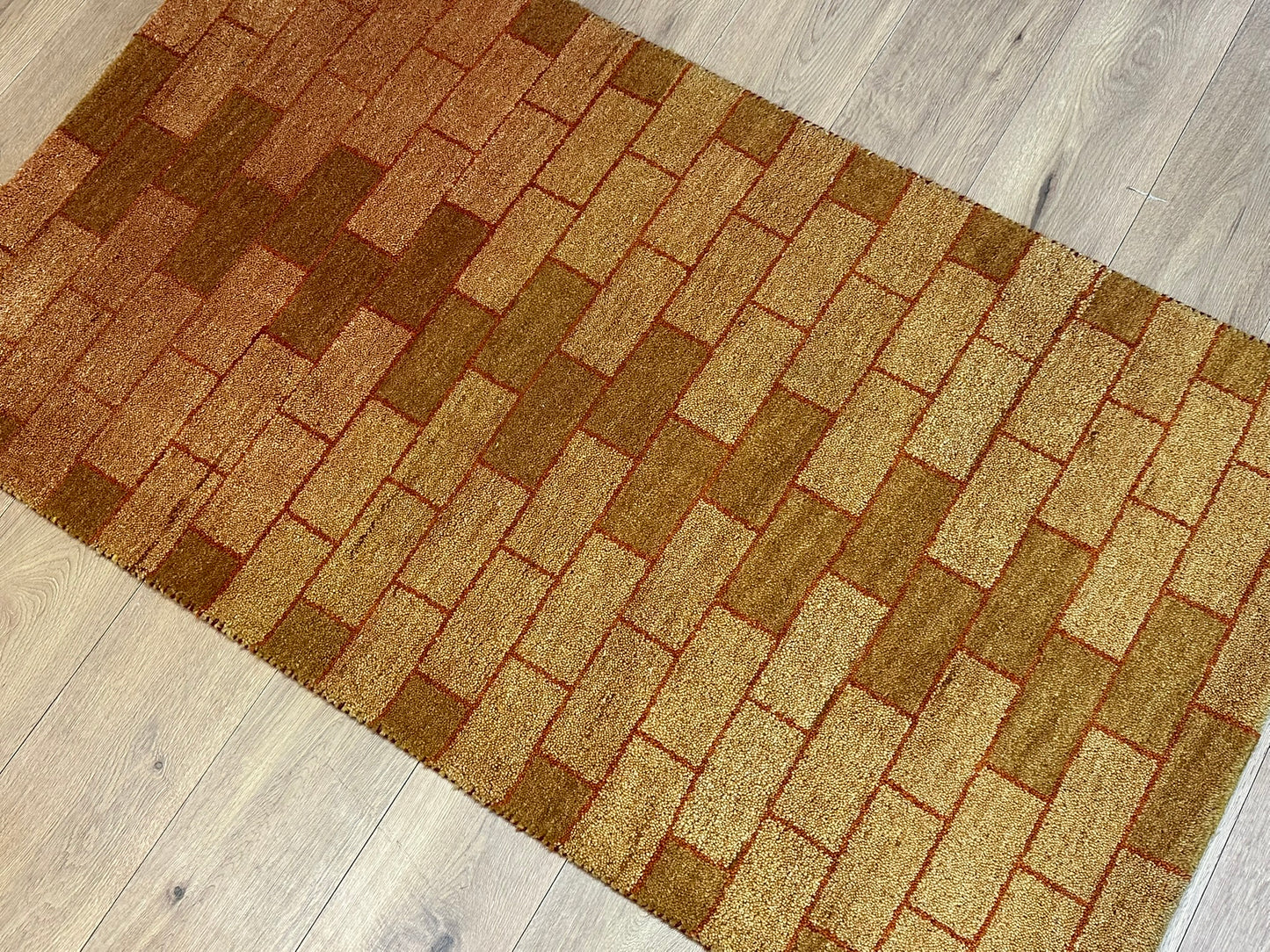 Handgeknüpfter Gabbeh Teppich Indien 160 x 92 cm