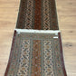 Orientteppich handgeknüpft Läufer Täbriz Mahi mit Seide 300x80 cm