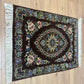 Orientteppich handgeknüpft Isfahan 87x65 cm Korkwolle Seide