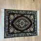 Orientteppich handgeknüpft Isfahan 87x65 cm Korkwolle Seide