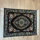 Orientteppich handgeknüpft Isfahan 87x65 cm Korkwolle Seide