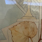 Interessante Ansicht Art Nouveau, Jugendstil Stillleben Grafik 63x50cm